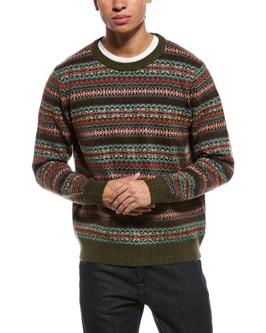 Knit Wool-Blend Crewneck Sweater by Jason Wu