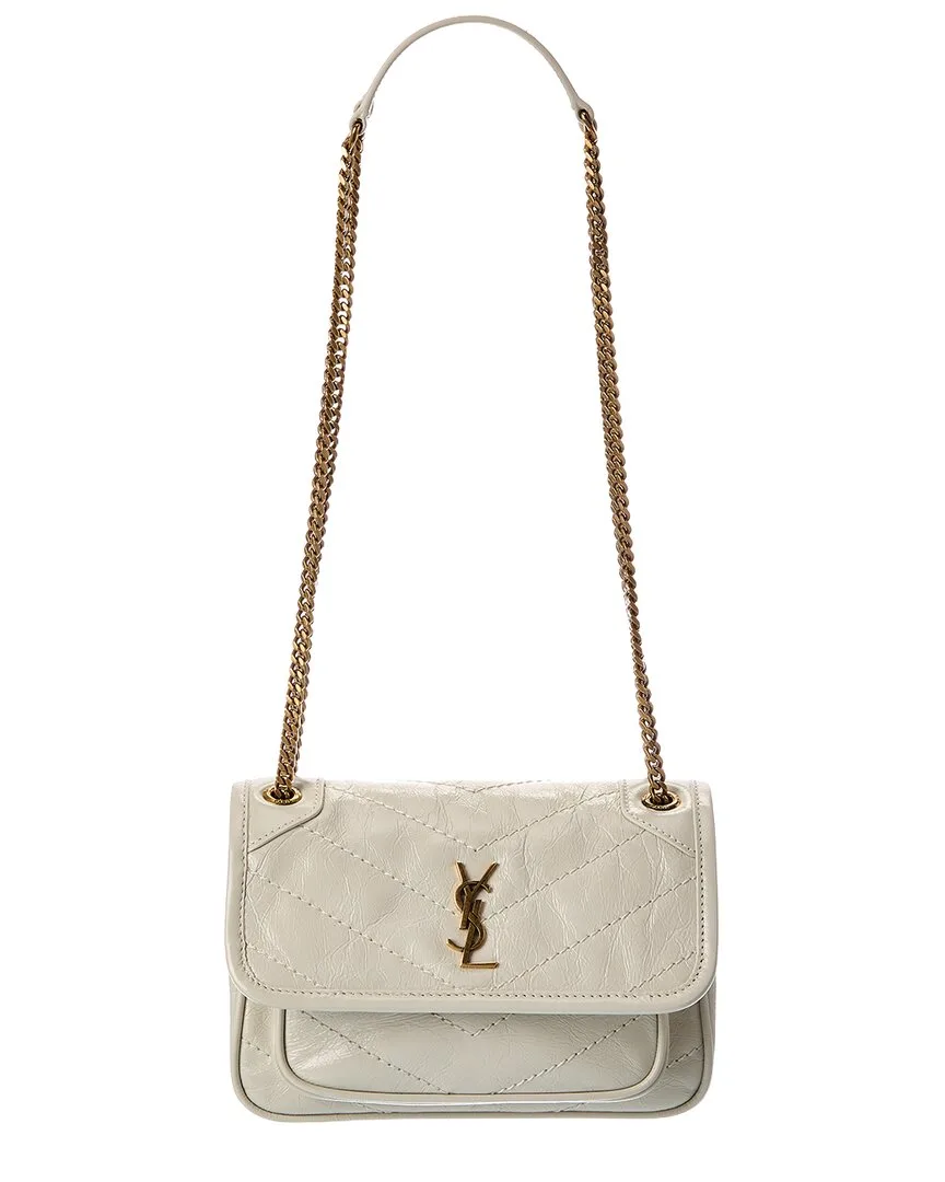 Niki Mini Leather Shoulder Bag by Saint Laurent