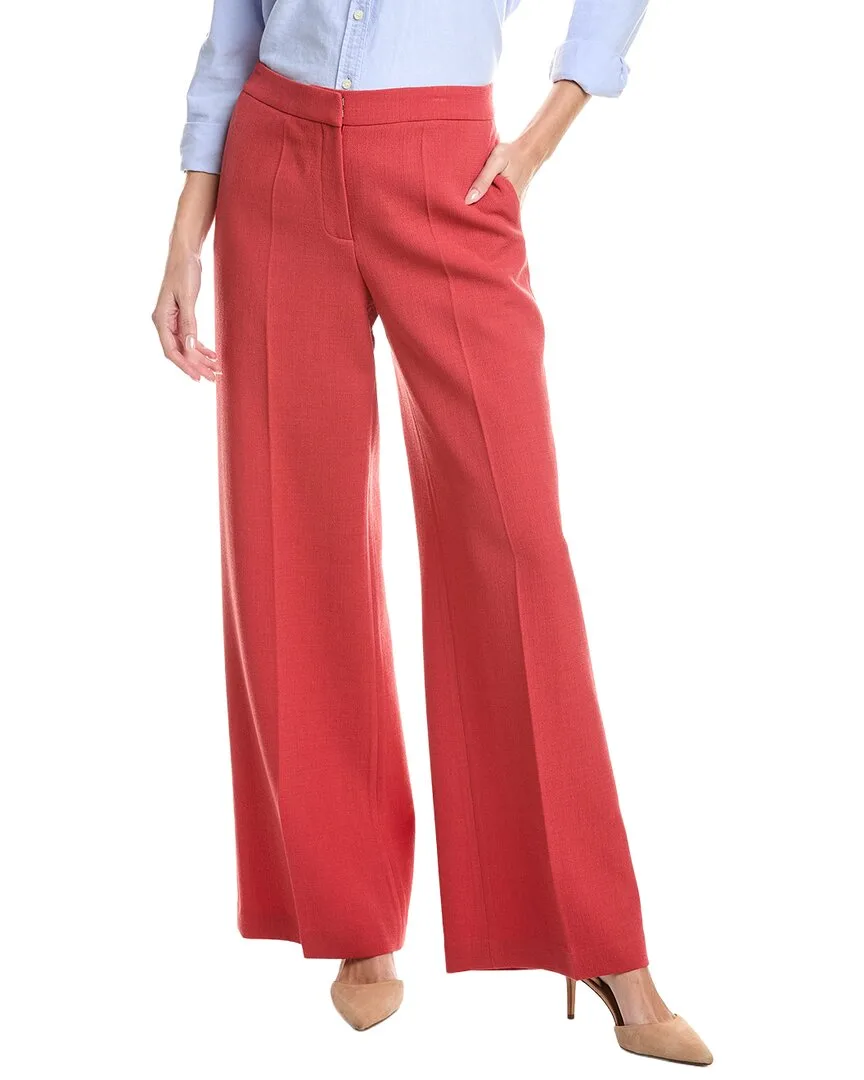 Dalton Wool Wide Leg Pant by Lafayette 148 New York