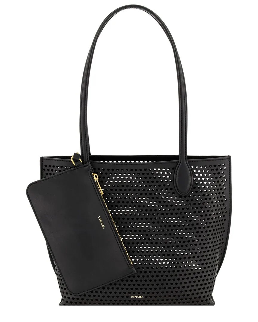 Athene Leather Small Tote by Vince