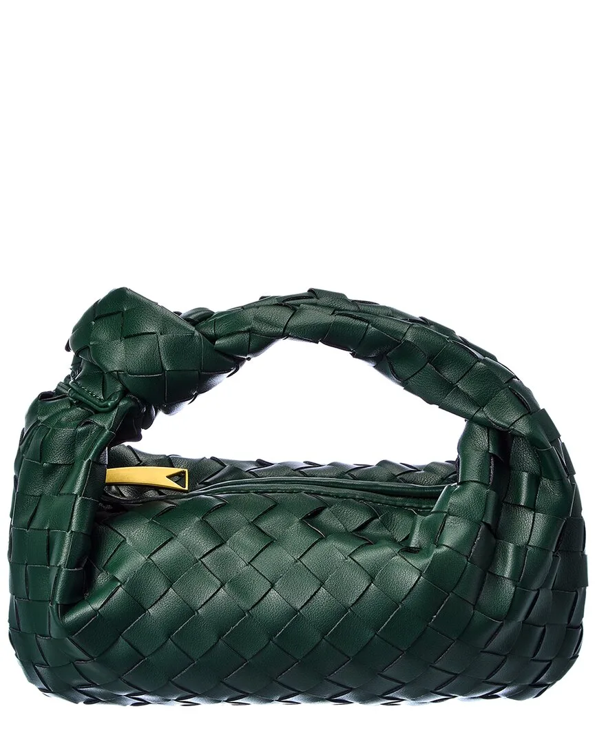 Woven Leather Pouch by Tiffany & Fred Paris