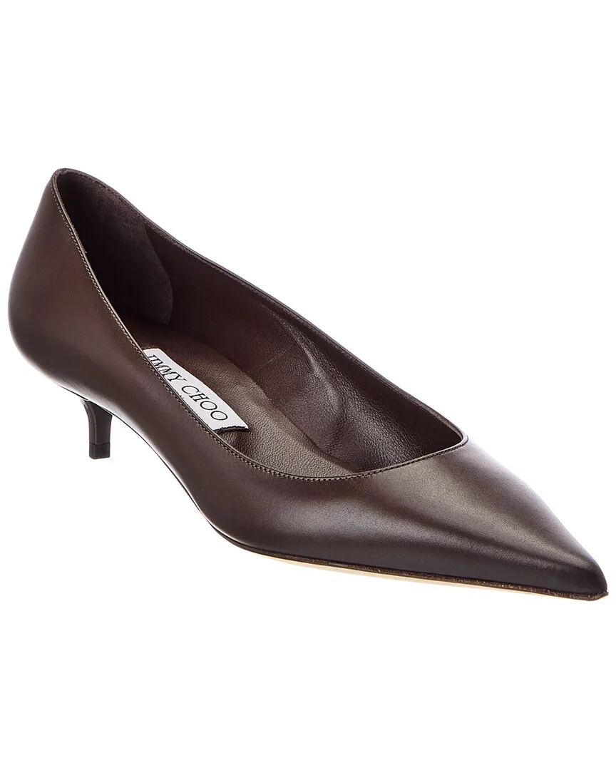 Amelia Leather Pump by Jimmy Choo