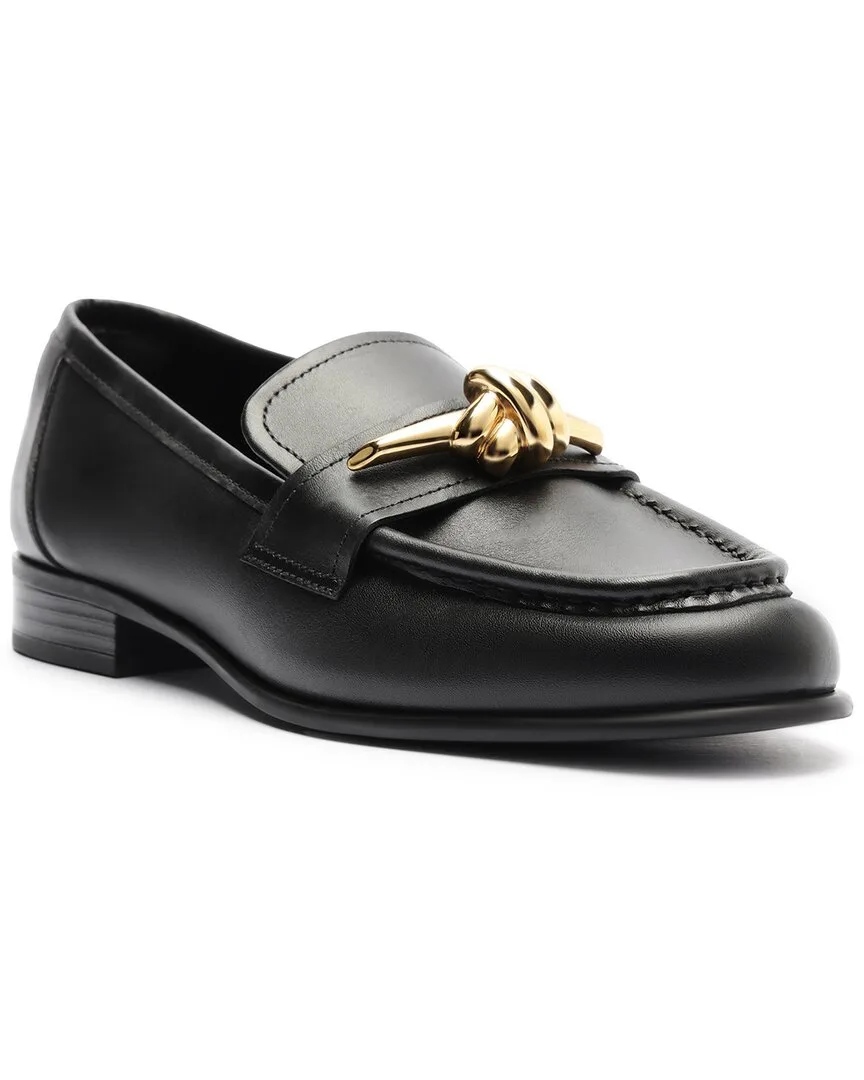 Claudia Leather Loafer by Arezzo