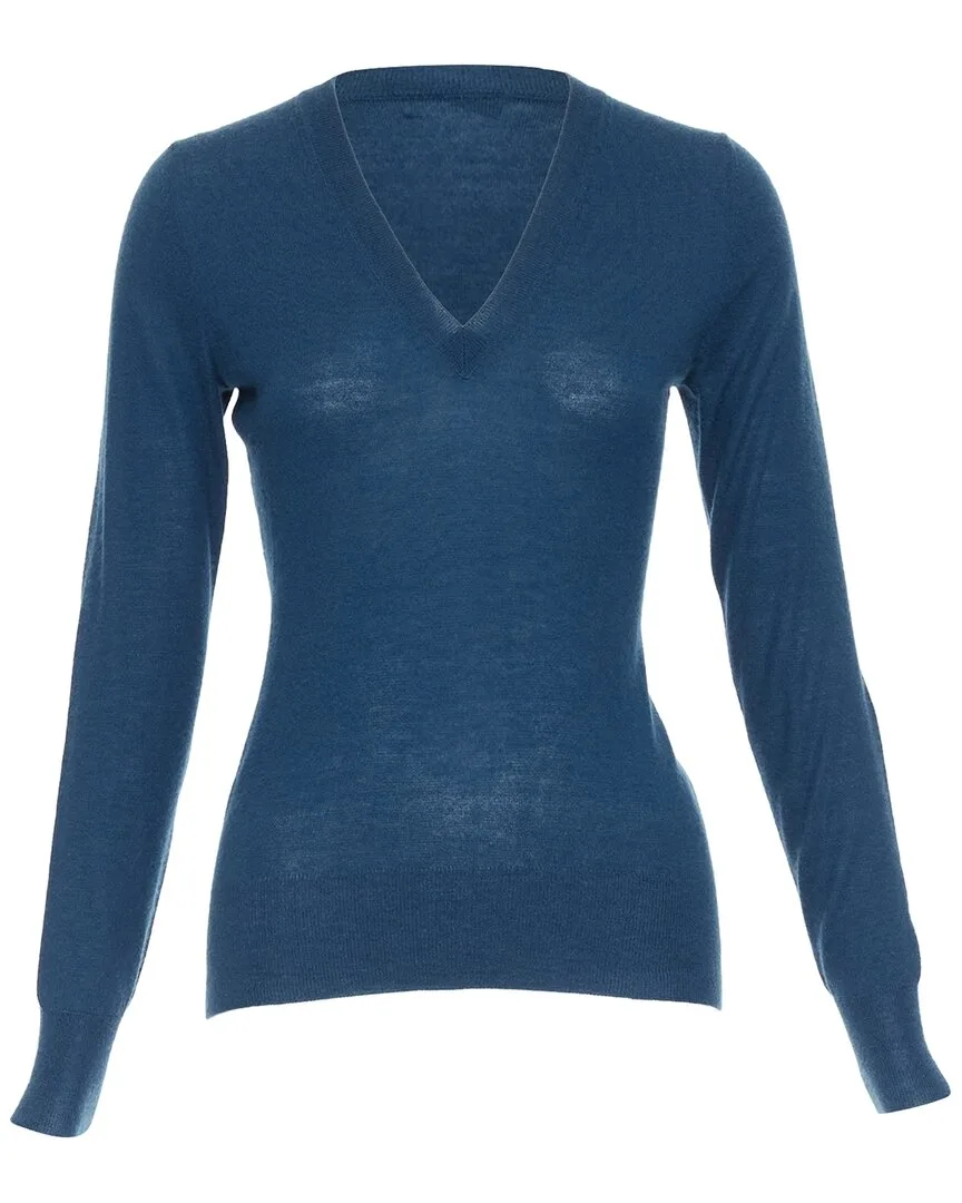 Wool V-Neck Sweater by Alexander McQueen