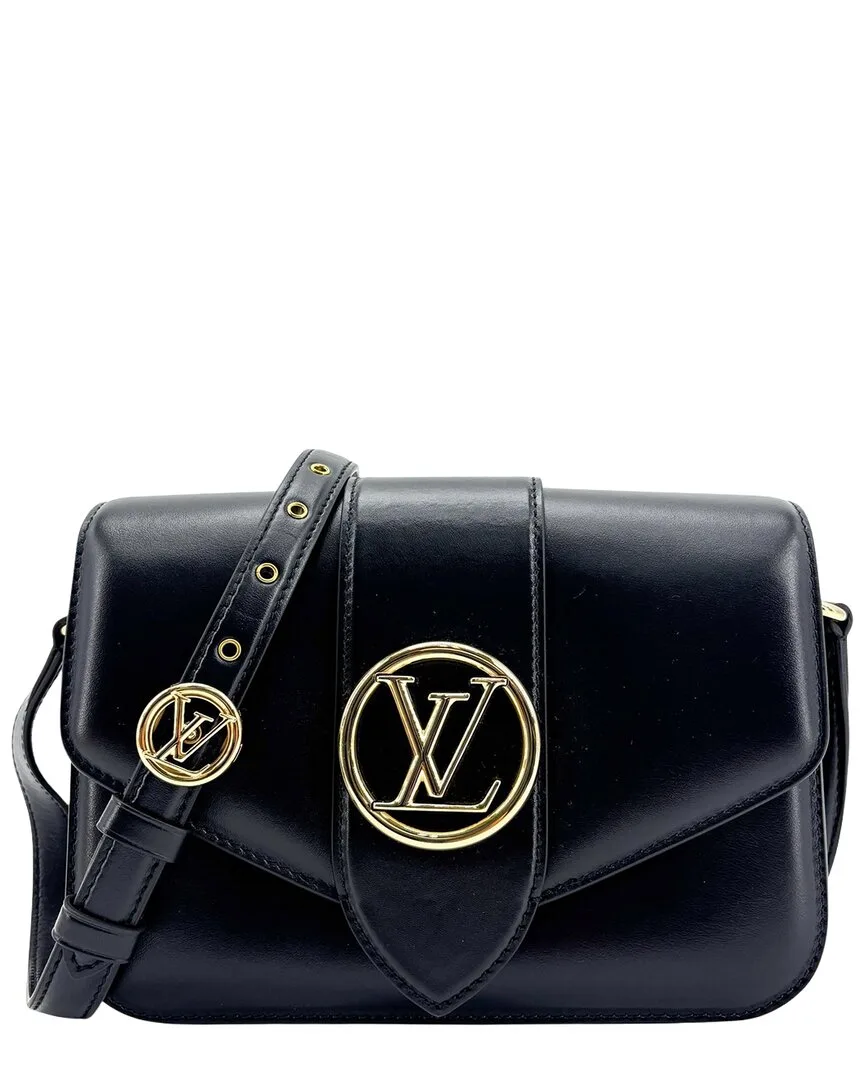 Black Calfskin Lv Pont Neuf (authentic Pre-Loved) by Louis Vuitton