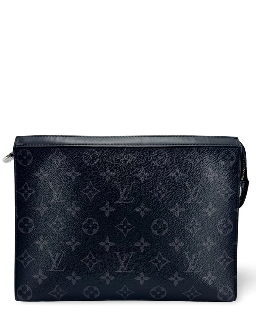 Black Monogram Eclipse Pochette Voyage mm (authentic Pre-Loved) by Louis Vuitton