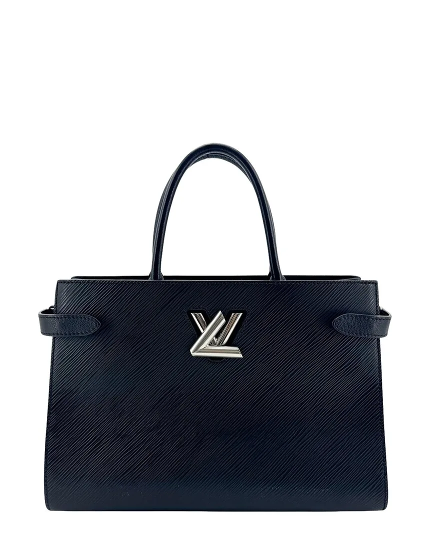 Blue Epi Leather Twist Tote Pm (authentic Pre-Loved) by Louis Vuitton