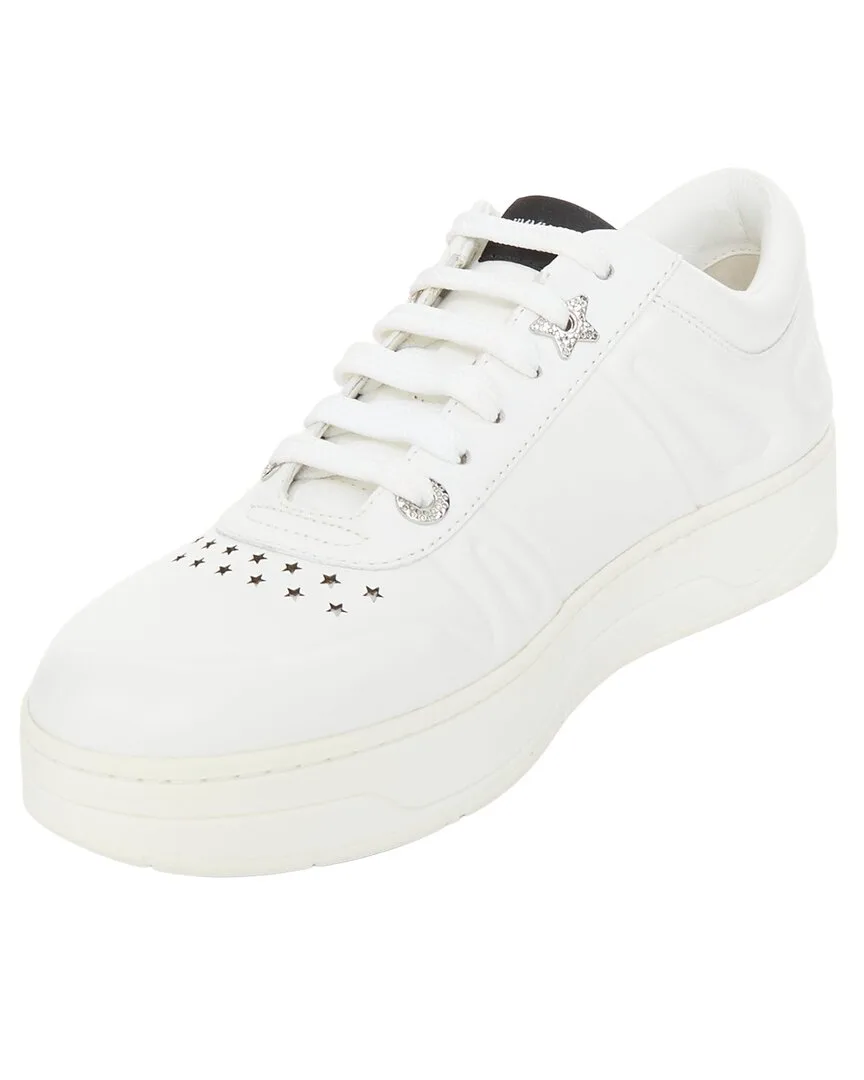 Leather Hawaii Crystal Sneaker (authentic Pre-Loved) by Jimmy Choo