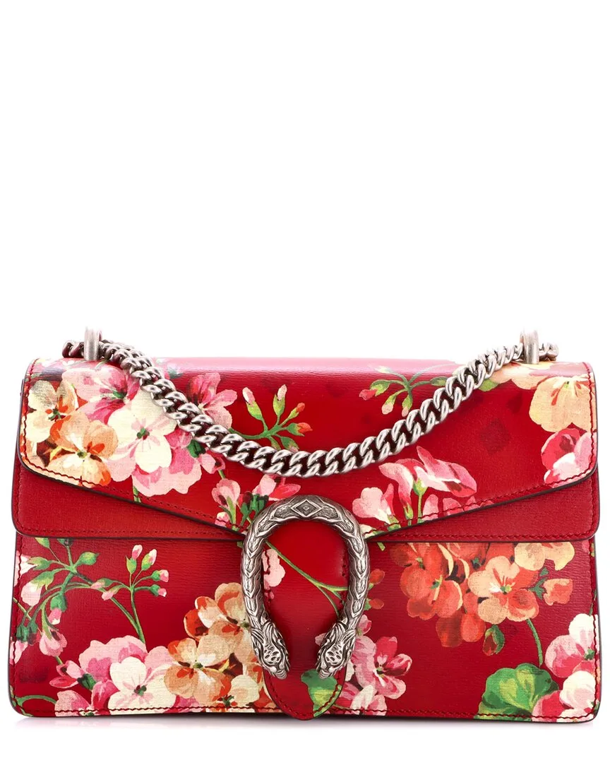 Blooms Print Leather Dionysus Bag Small (authentic Pre-Loved) by Gucci