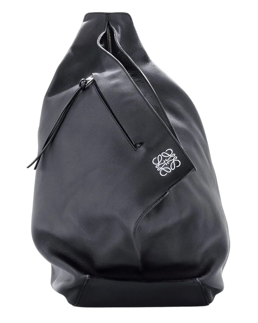 Leather Anton Sling Bag Medium (authentic Pre-Loved) by LOEWE