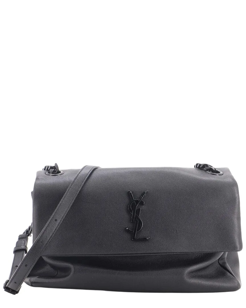 Leather West Hollywood Shoulder Bag Medium (authentic Pre-Loved) by Saint Laurent