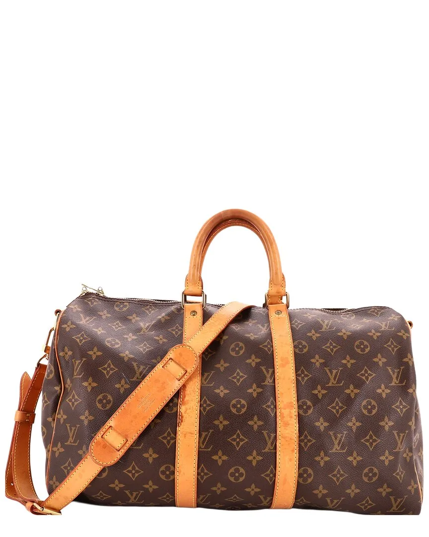 Monogram Canvas Keepall Bandouliere Bag 45 (authentic Pre-Loved)
