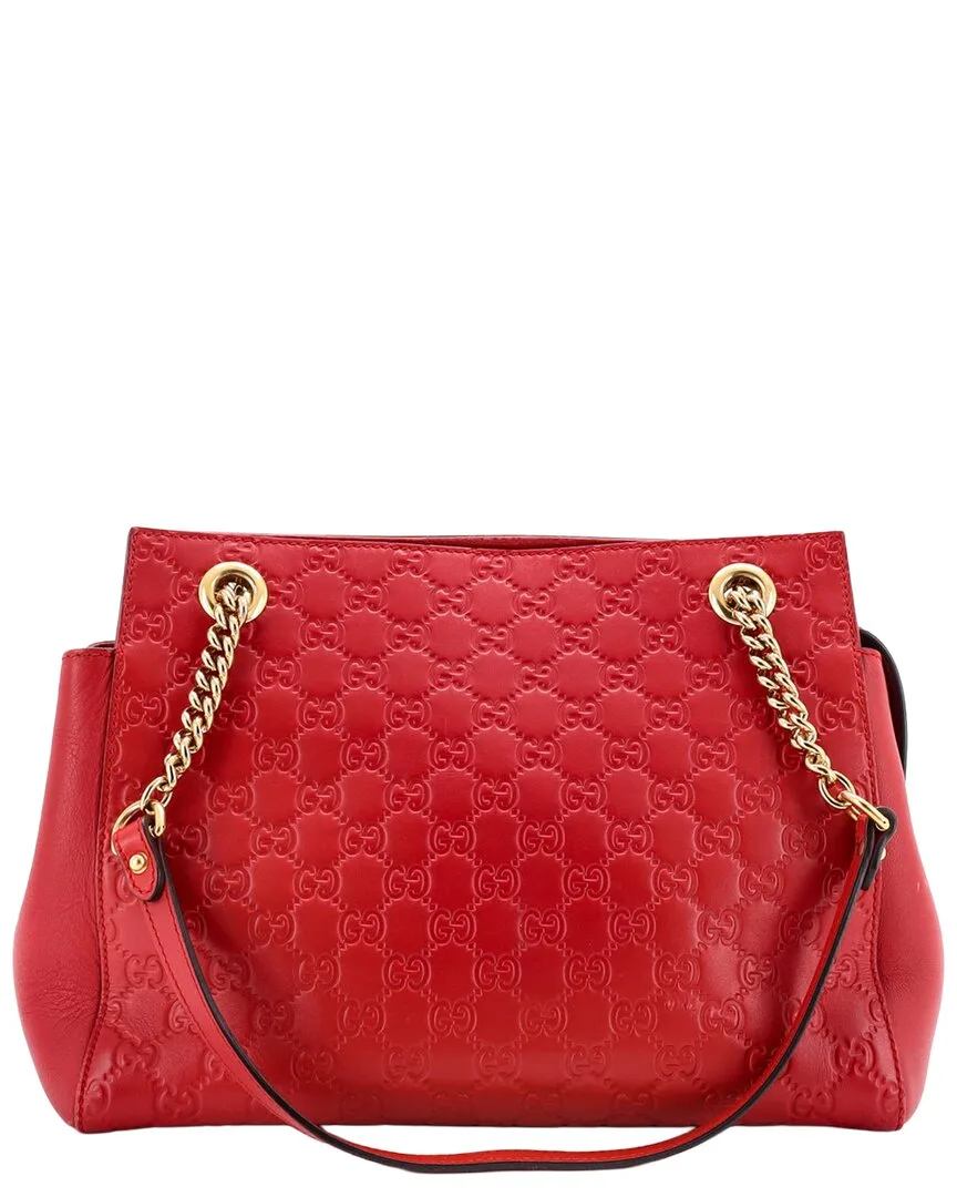 Guccissima Leather Soft Signature Shoulder Bag Medium (authentic Pre-Loved) by Gucci