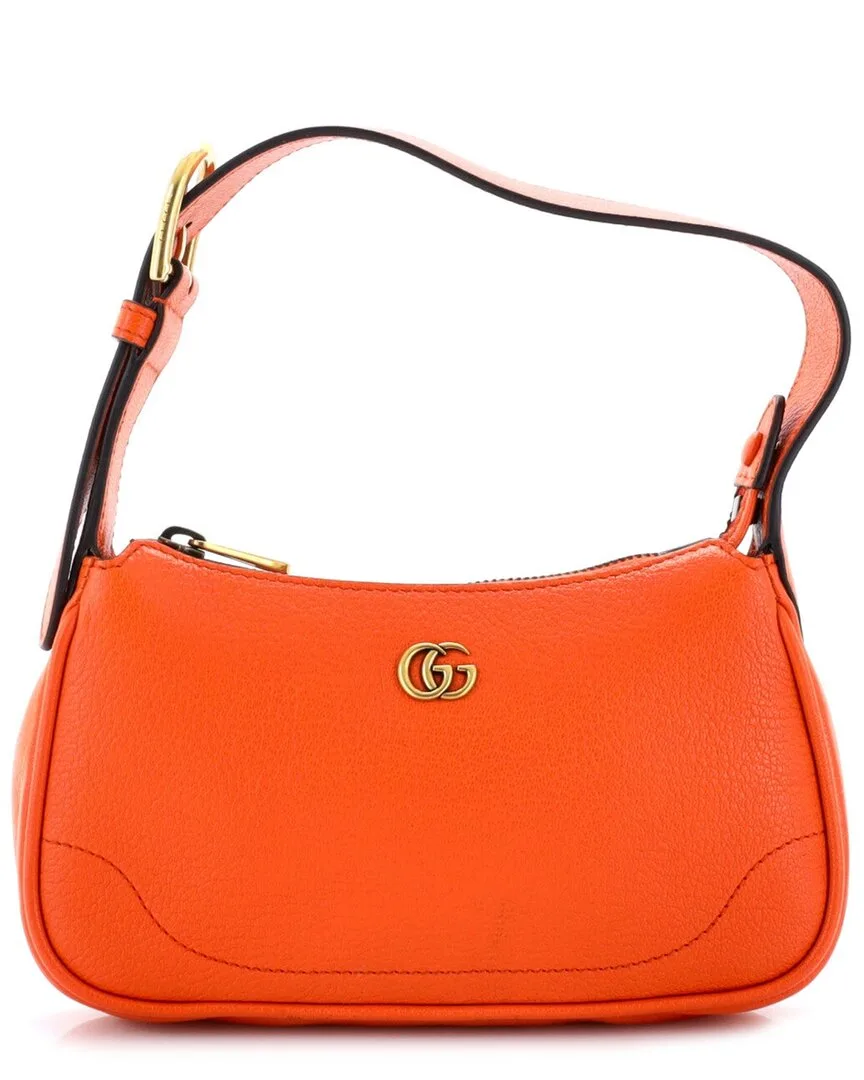 Leather Aphrodite Shoulder Bag Mini (authentic Pre-Loved) by Gucci