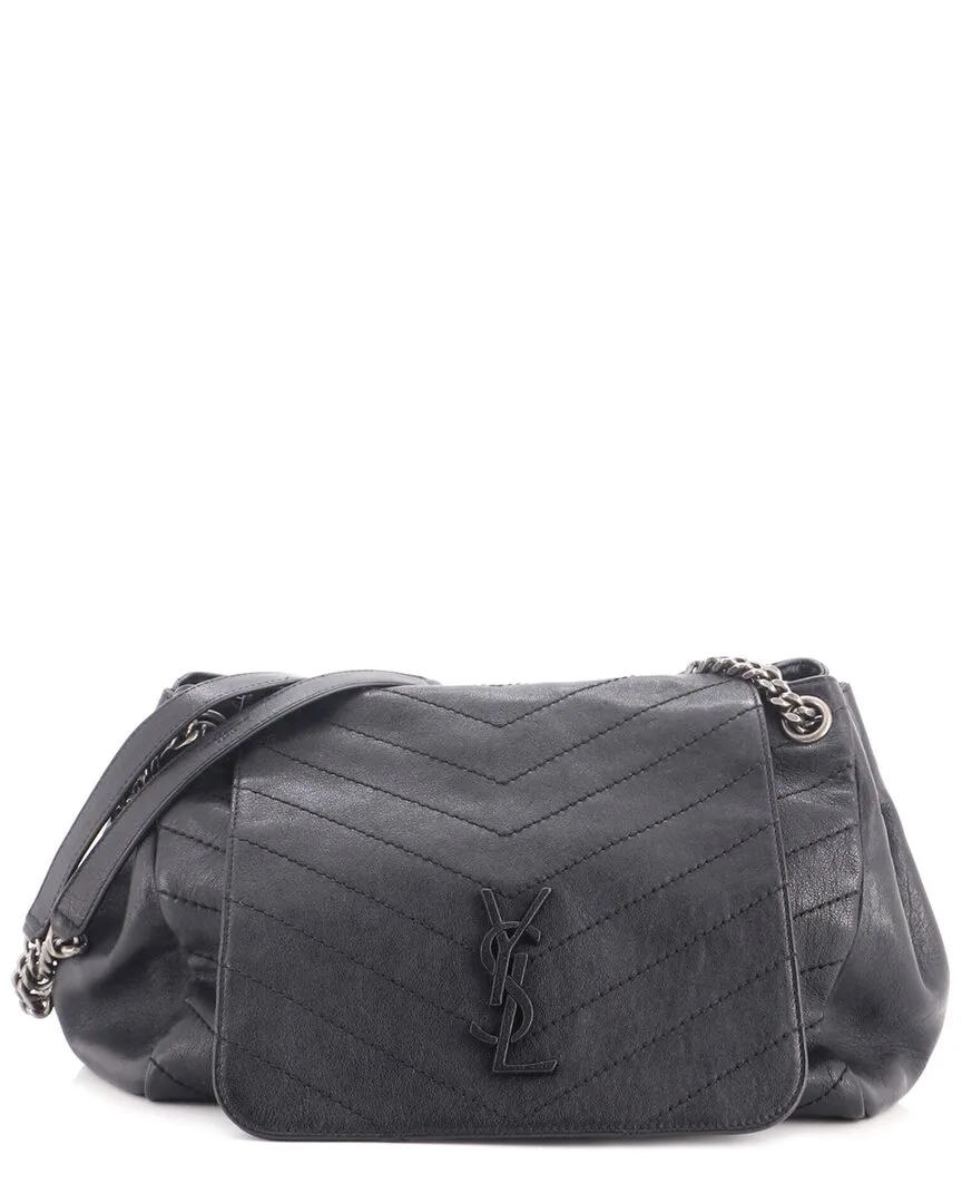 Matelasse Chevron Leather Nolita Satchel Medium (authentic Pre-Loved) by Saint Laurent