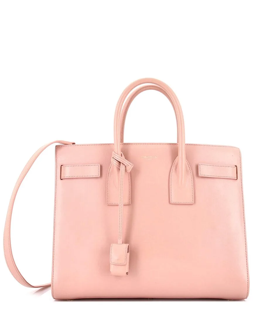 Leather Sac De Jour Bag Small (authentic Pre-Loved) by Saint Laurent
