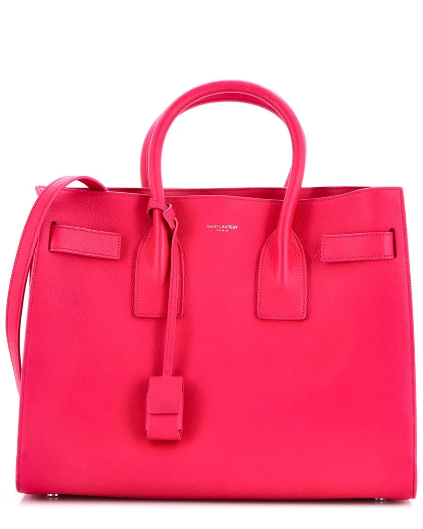 Leather Sac De Jour NM Bag Small (authentic Pre-Loved) by Saint Laurent