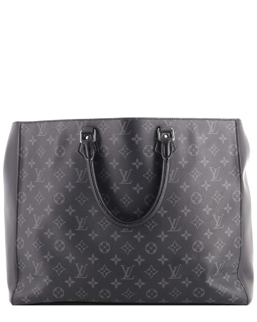 Monogram Eclipse Canvas Grand Sac Bag (authentic Pre-Loved) by Louis Vuitton