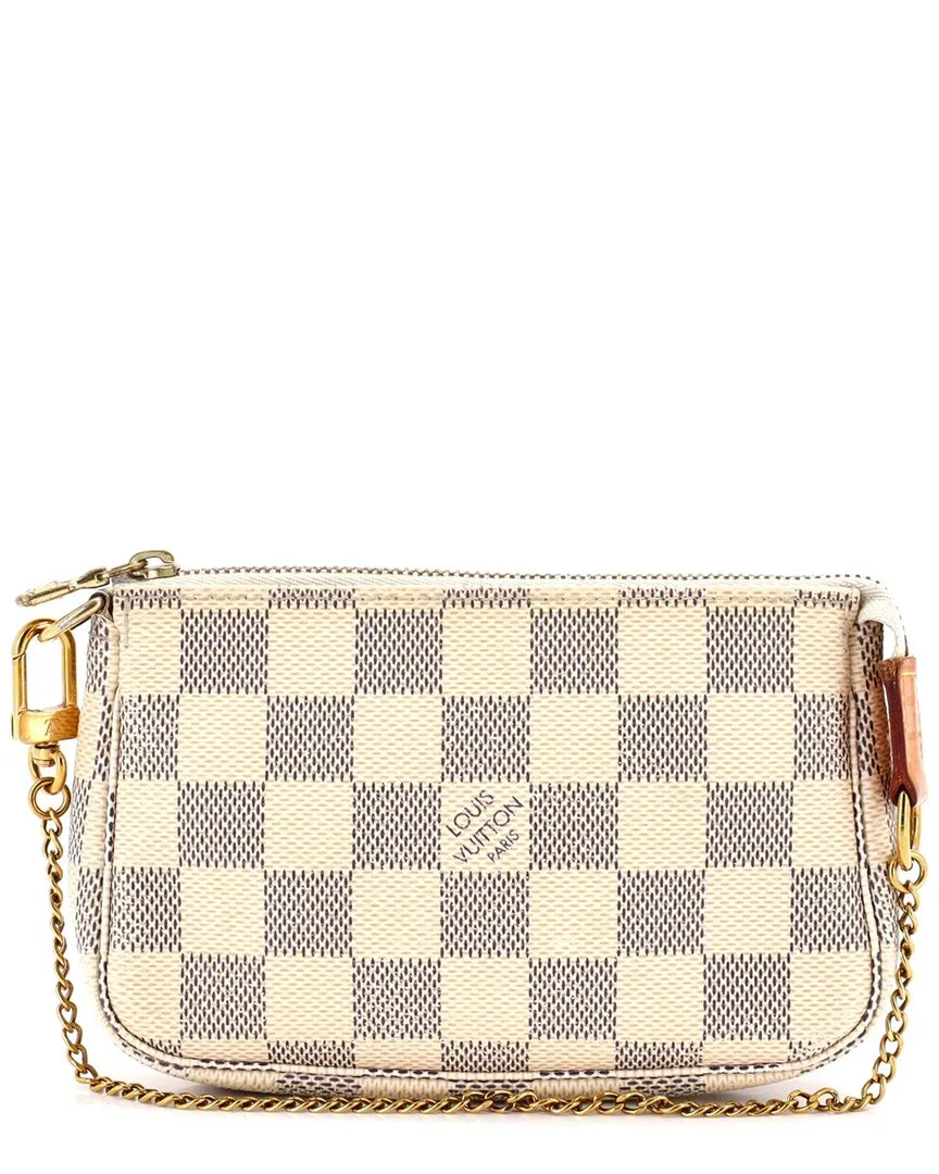 Damier Pochette Accessoires Mini (authentic Pre-Loved) by Louis Vuitton