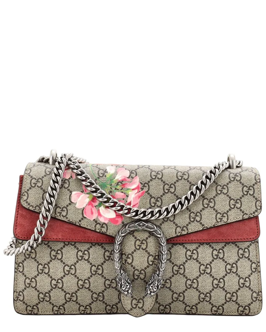 Blooms Print Gg Coated Canvas Dionysus Bag Small (authentic Pre-Loved) by Gucci