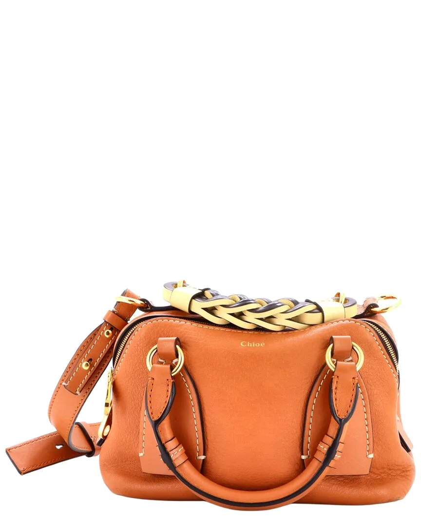 Leather Daria Bag Small (authentic Pre-Loved) by Chloé