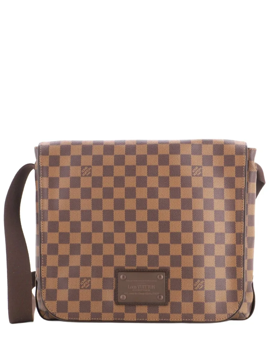 Brown Damier Brooklyn mm (authentic Pre-Loved) by Louis Vuitton