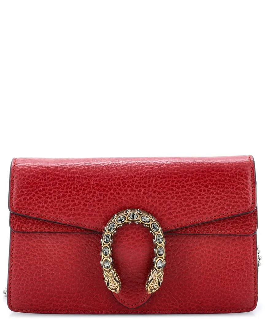 Leather Dionysus Bag Super Mini (authentic Pre-Loved) by Gucci