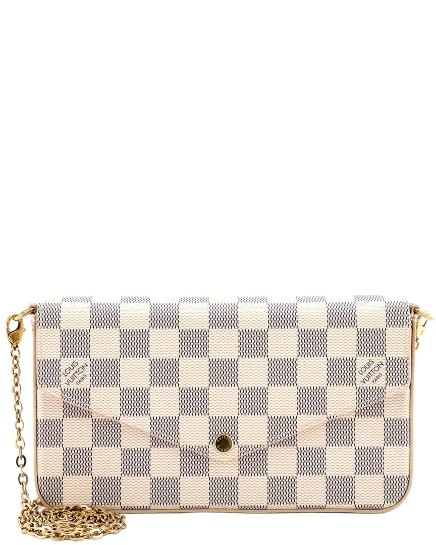 Damier Felicie Pochette (authentic Pre-Loved) by Louis Vuitton
