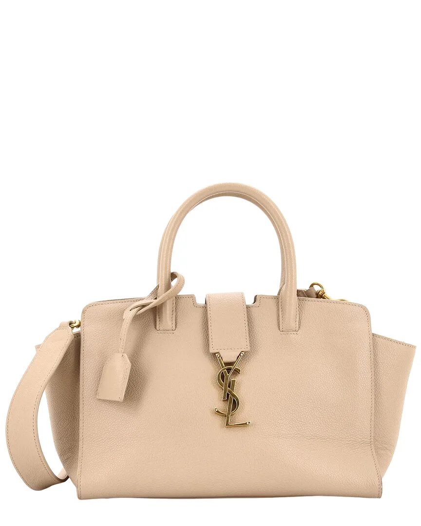 Leather Monogram Cabas Downtown Baby (authentic Pre-Loved) by Saint Laurent
