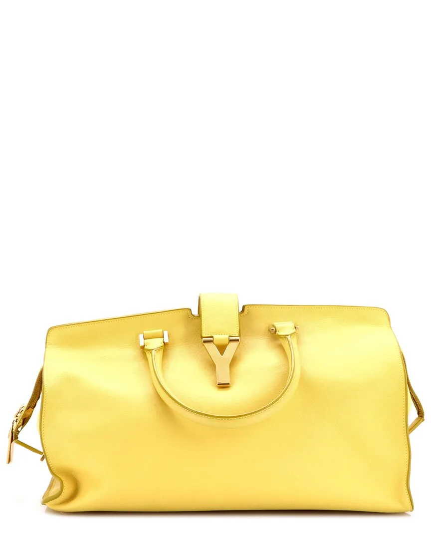 Leather Classic Y Cabas Medium (authentic Pre-Loved) by Saint Laurent