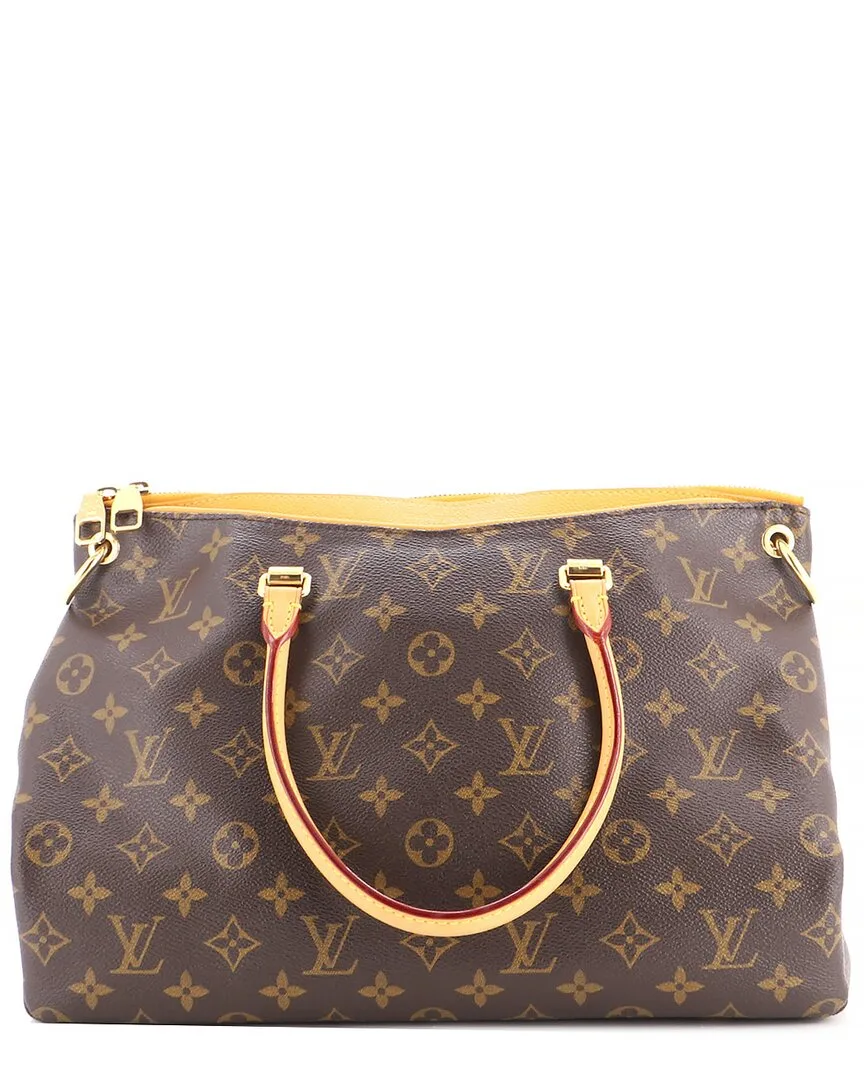 Yellow Monogram Canvas & Leather Pallas (authentic Pre-Loved) by Louis Vuitton