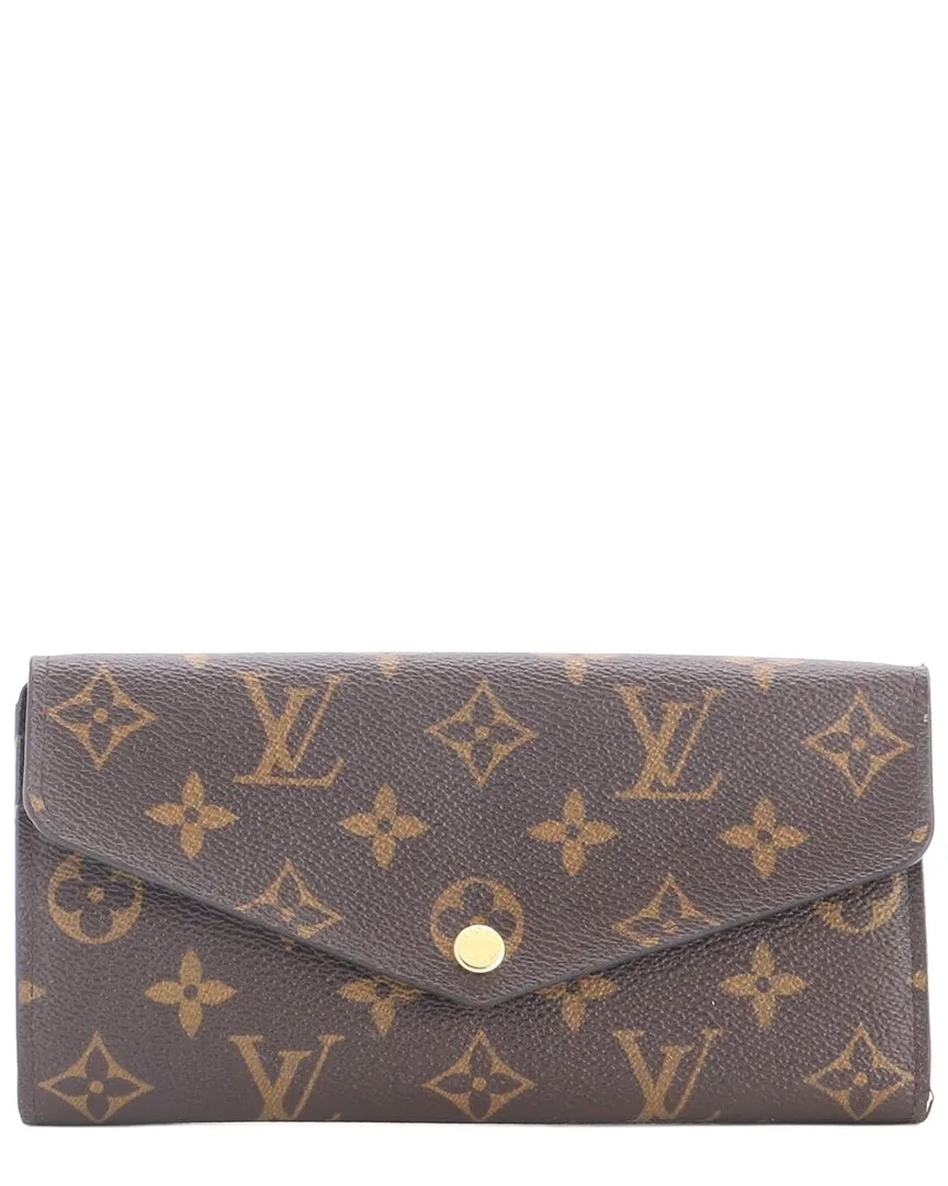 Monogram Canvas Sarah Wallet Nm (authentic Pre-Loved) by Louis Vuitton