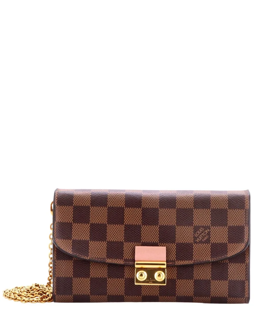 Damier Croisette Chain Wallet (authentic Pre-Loved) by Louis Vuitton