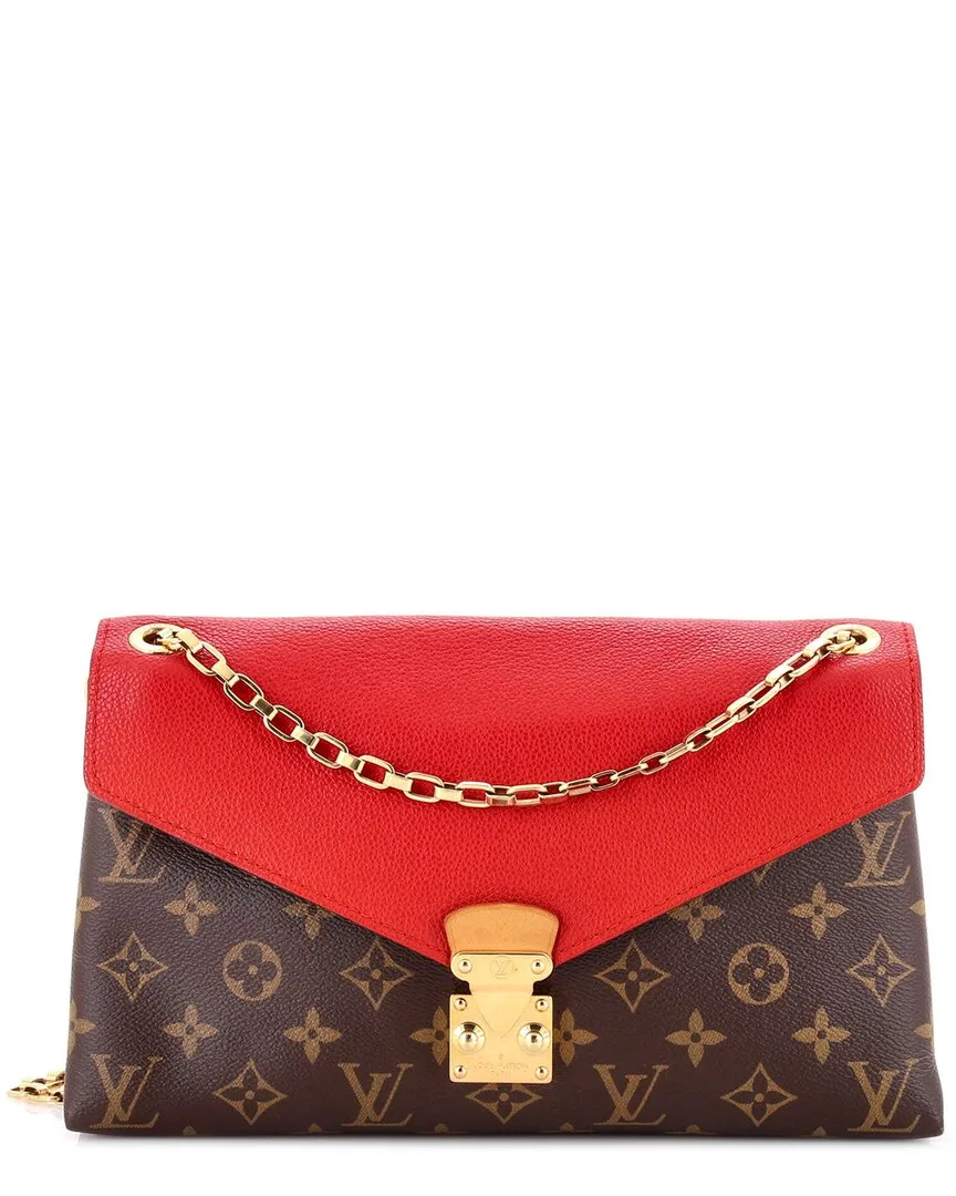 Monogram Canvas & Calfskin Pallas Chain (authentic Pre-Loved) by Louis Vuitton