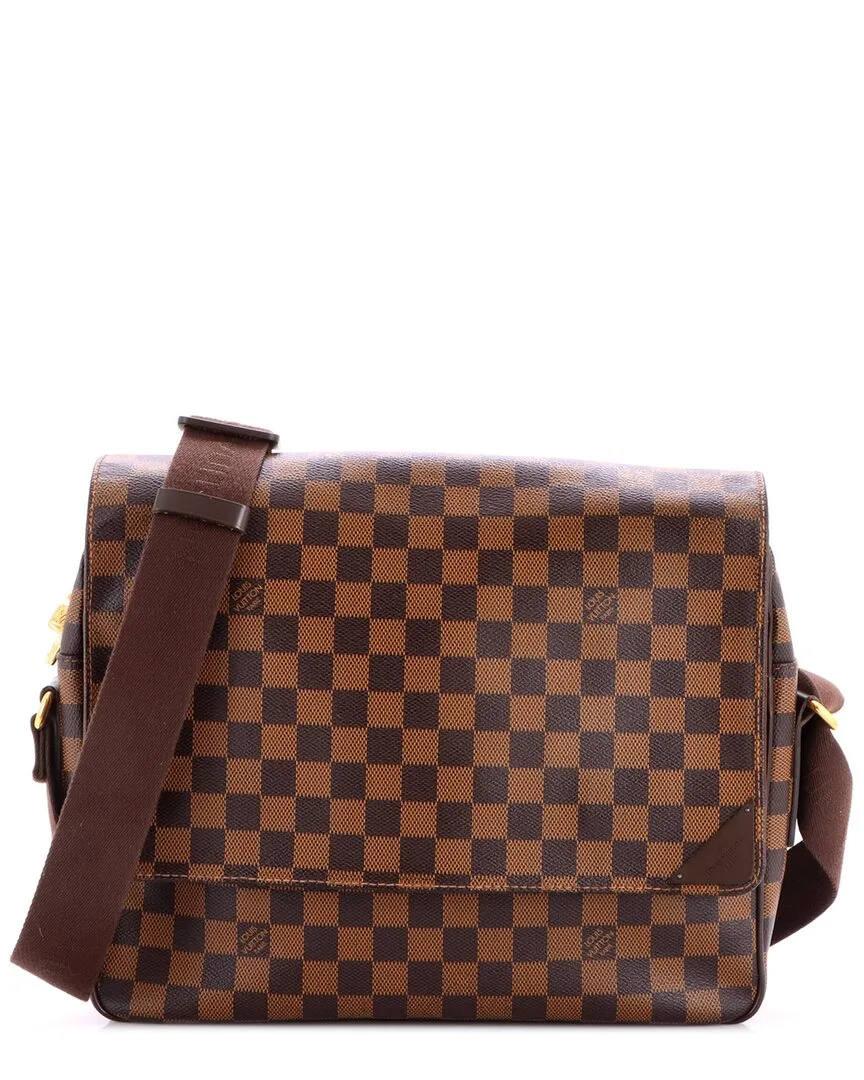Damier Shelton Messenger Bag mm (authentic Pre-Loved) by Louis Vuitton