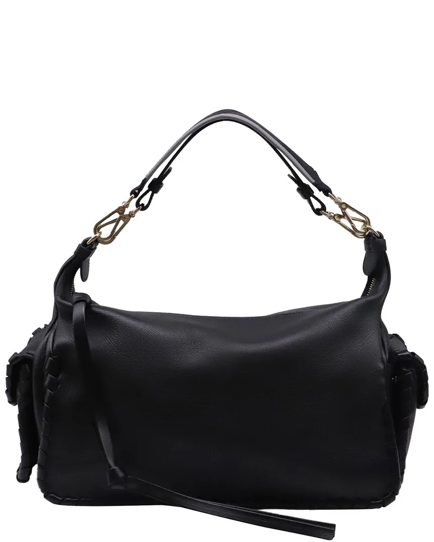 Black Leather Nahir Shoulder Bag (authentic Pre-Loved)
