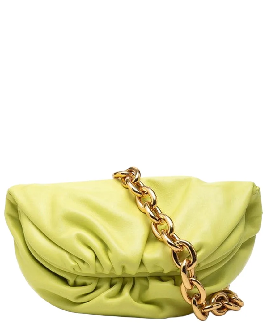 Yellow the Chain Pouch Shoulder Bag (authentic Pre-Loved) by Bottega Veneta