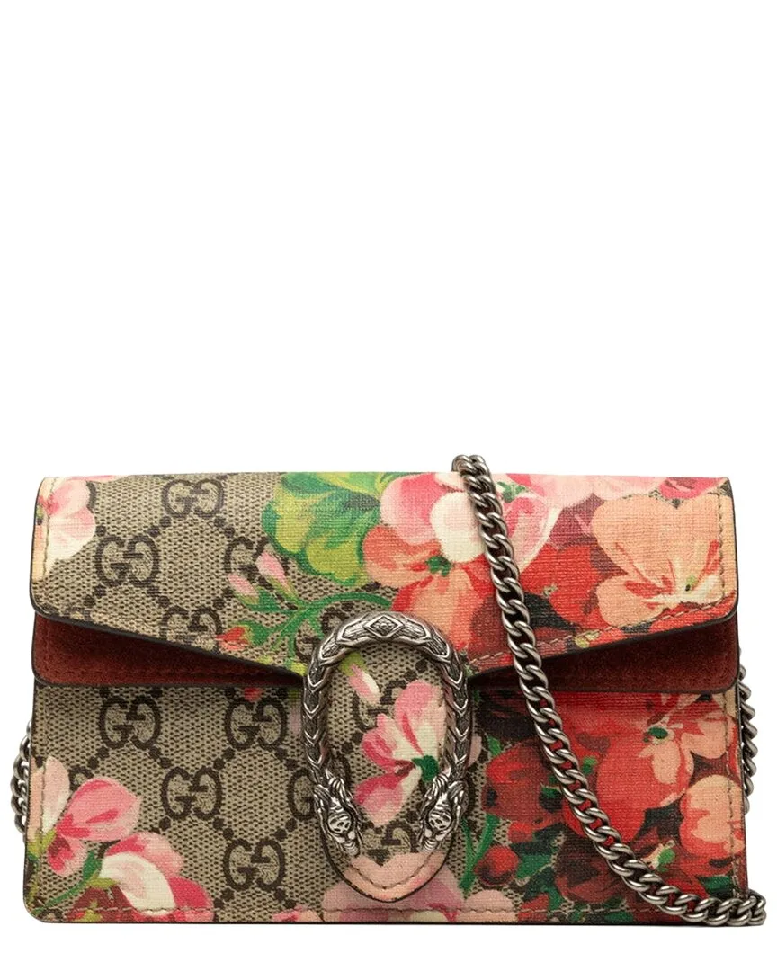 Multicolor Coated/Waterproof Canvas Dionysus GG Blooms Mini Shoulder Bag (authentic Pre-Loved) by Gucci