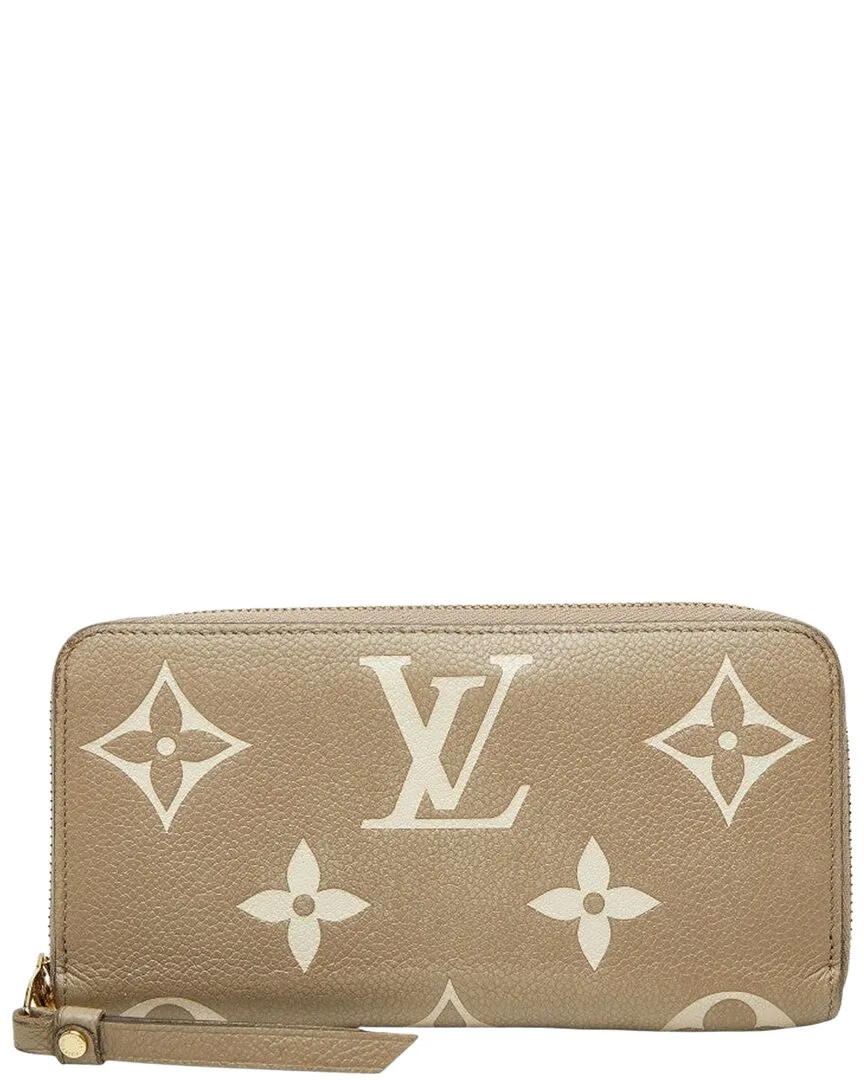 Beige Monogram Empreinte Zippy Wallet (authentic Pre-Loved) by Louis Vuitton