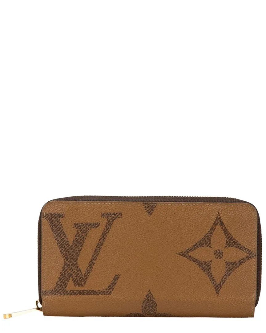 Brown Monogram Giant Reverse Zippy Long Wallet (authentic Pre-Loved)