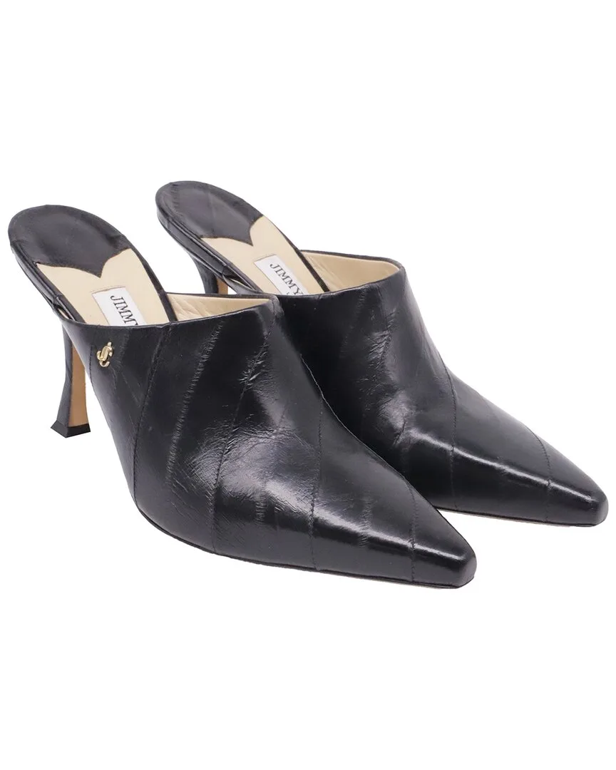 Leather Rya 90 Mule (authentic Pre-Loved) by Jimmy Choo