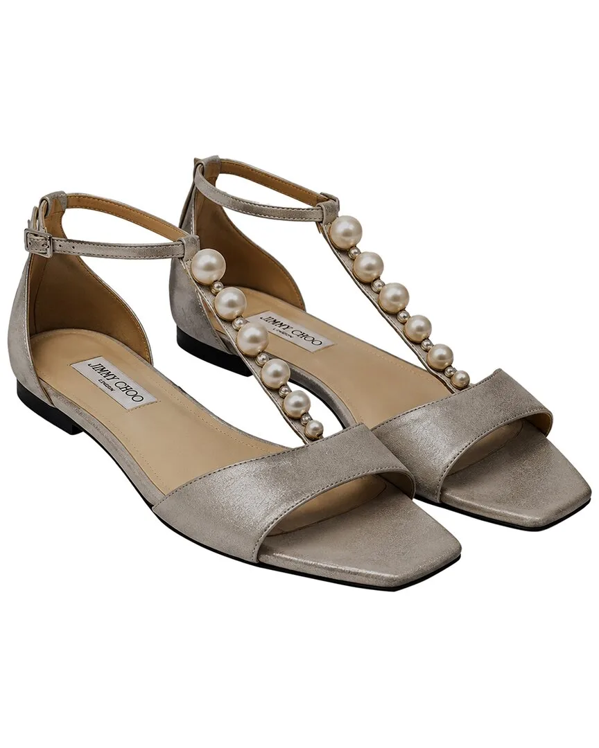 Leather Bella Sandal (authentic Pre-Loved) by Jimmy Choo