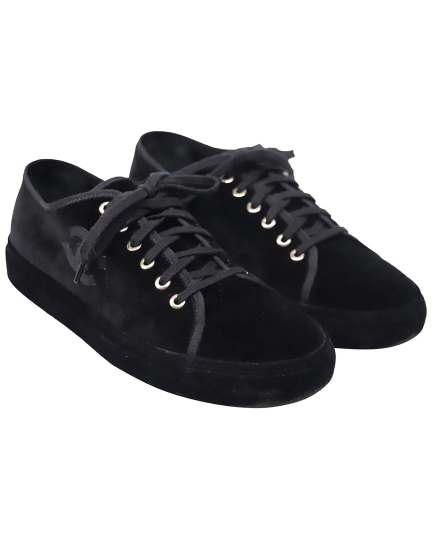 Leather Interlocking Cc Logo Sneaker (authentic Pre-Loved) by CHANEL