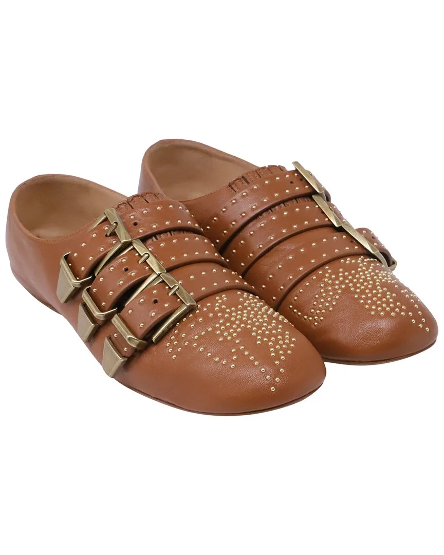 Leather Susanna Flat (authentic Pre-Loved) by Chloé