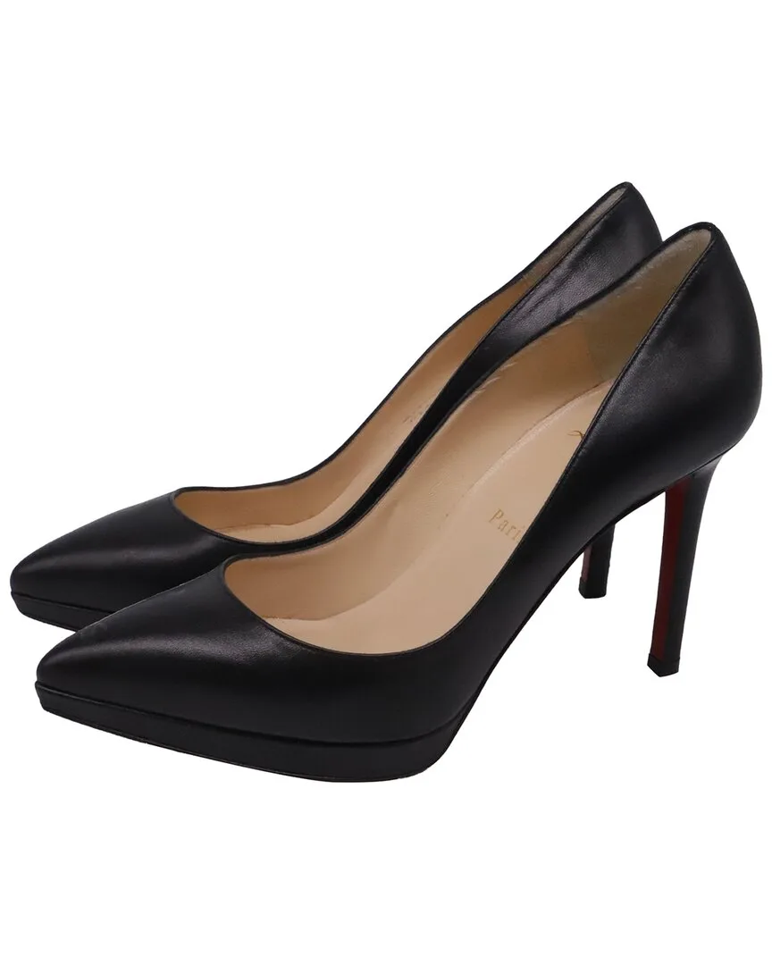 Leather Pigalle Plato Pump (authentic Pre-Loved) by Christian Louboutin