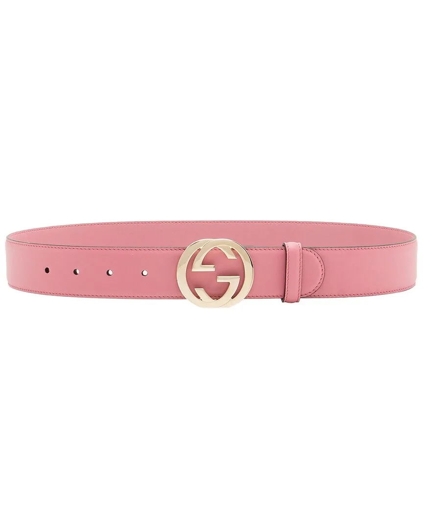 Leather Interlocking G Belt (authentic Pre-Loved) by Gucci