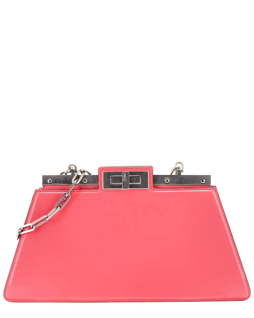 Pink Leather Peekaboo Cut Bag Medium (authentic Pre-Loved) by FENDI