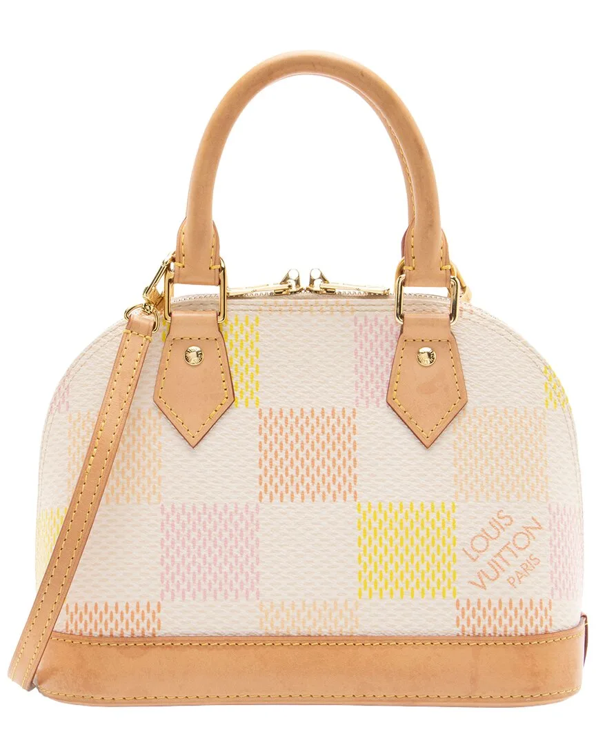 Orange & Pink Coated Canvas & Leather Alma Bb (authentic Pre-Loved) by Louis Vuitton