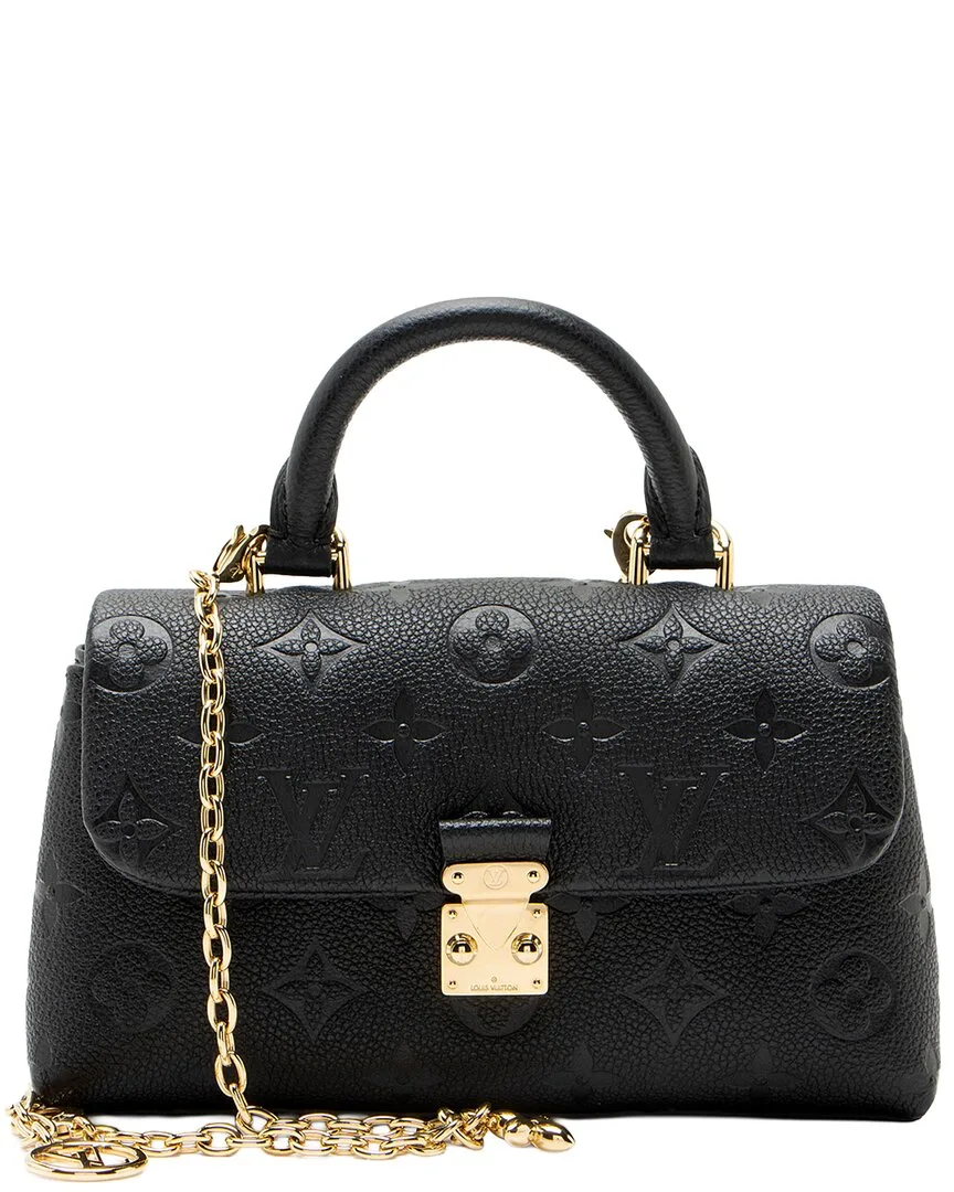 Black Empreinte Leather Madeleine Nano Top Handle (authentic Pre-Loved) by Louis Vuitton