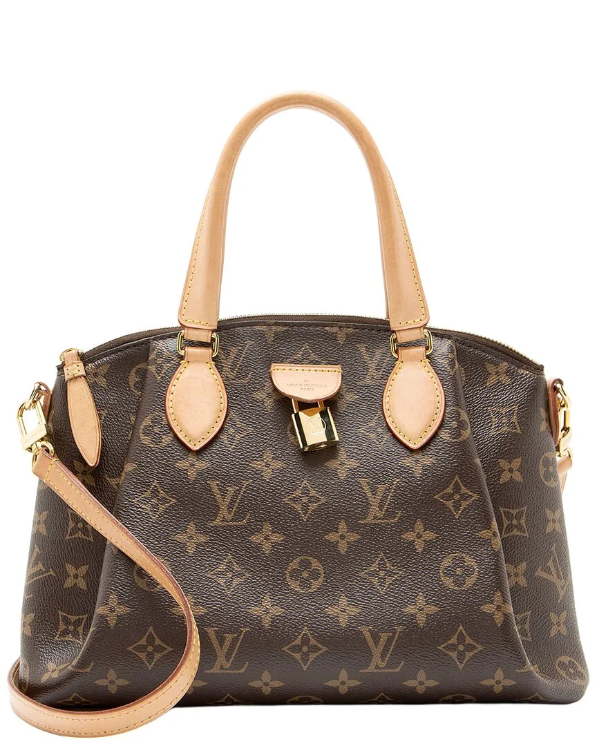 Brown Monogram Canvas & Leather Rivoli Pm (authentic Pre-Loved)